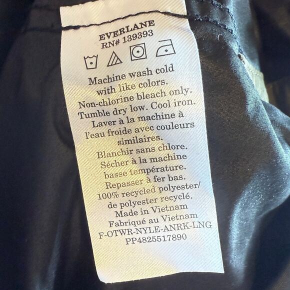 Everlane The ReNew Anorak Jacket In Forest Black Size XXS New - Picture 12 of 12